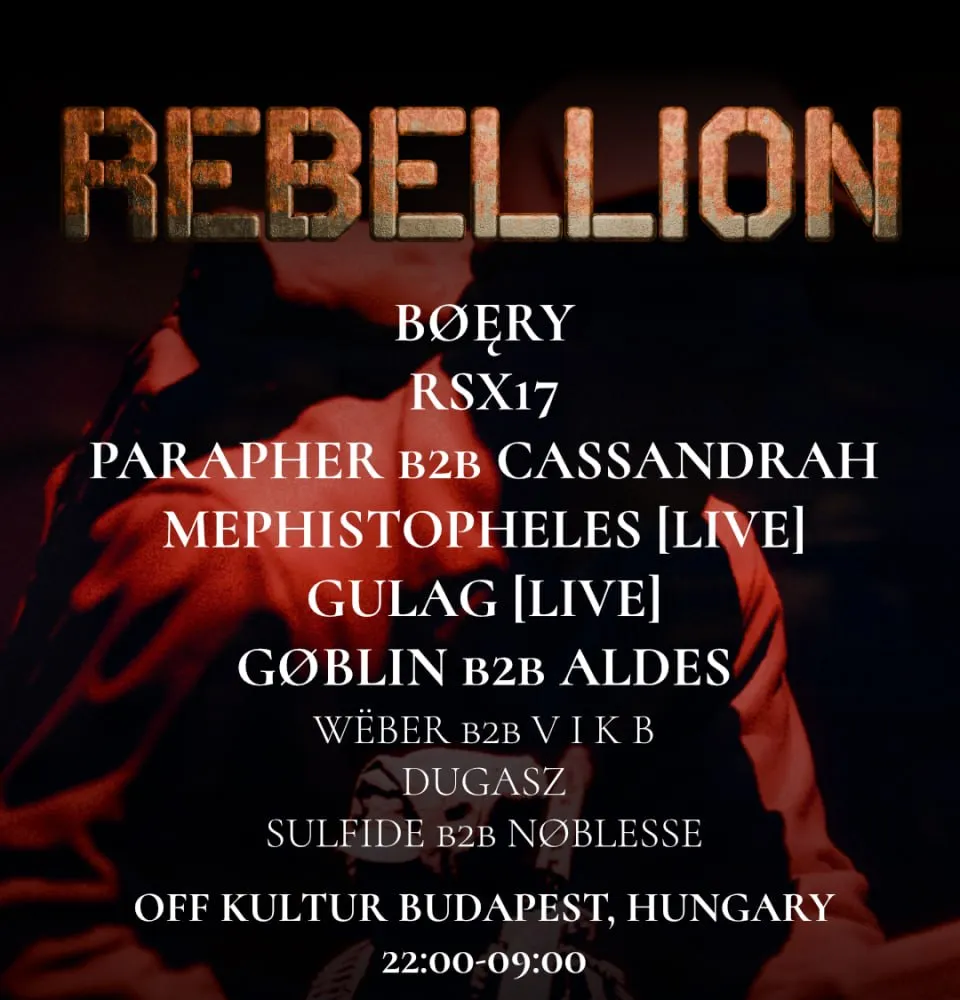 OSTROM x UNWIND pres. REBELLION | HARD INDUSTRIAL TECHNO |