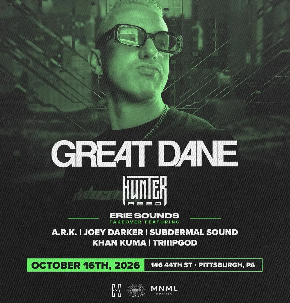 NOiZ Presents: Great Dane & Hunter Reed w/ Erie Sounds Takeover