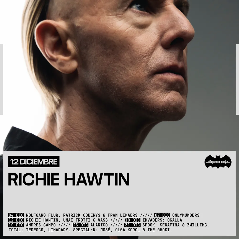 Richie Hawtin + invitados & Cartulis with Unai Trotti + Vass