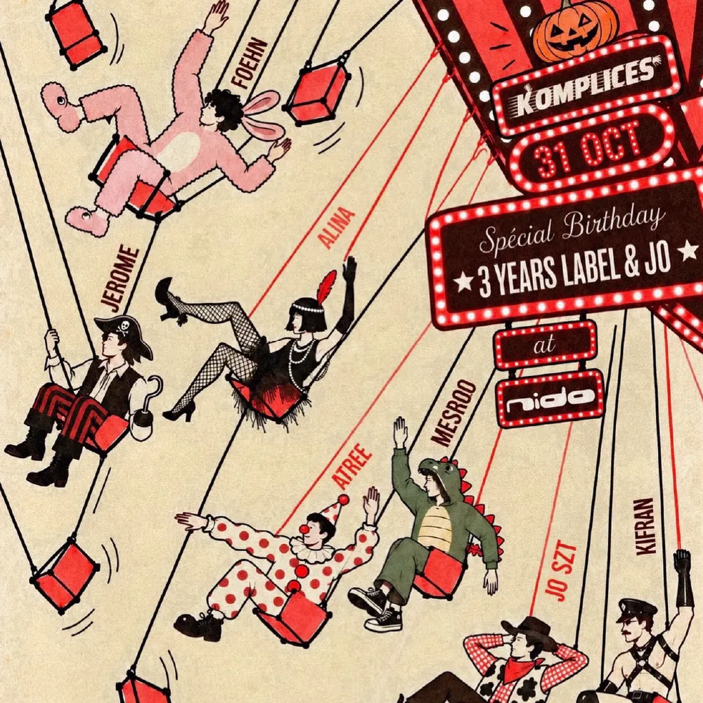 Nido label night: Komplices 3rd Birthday
