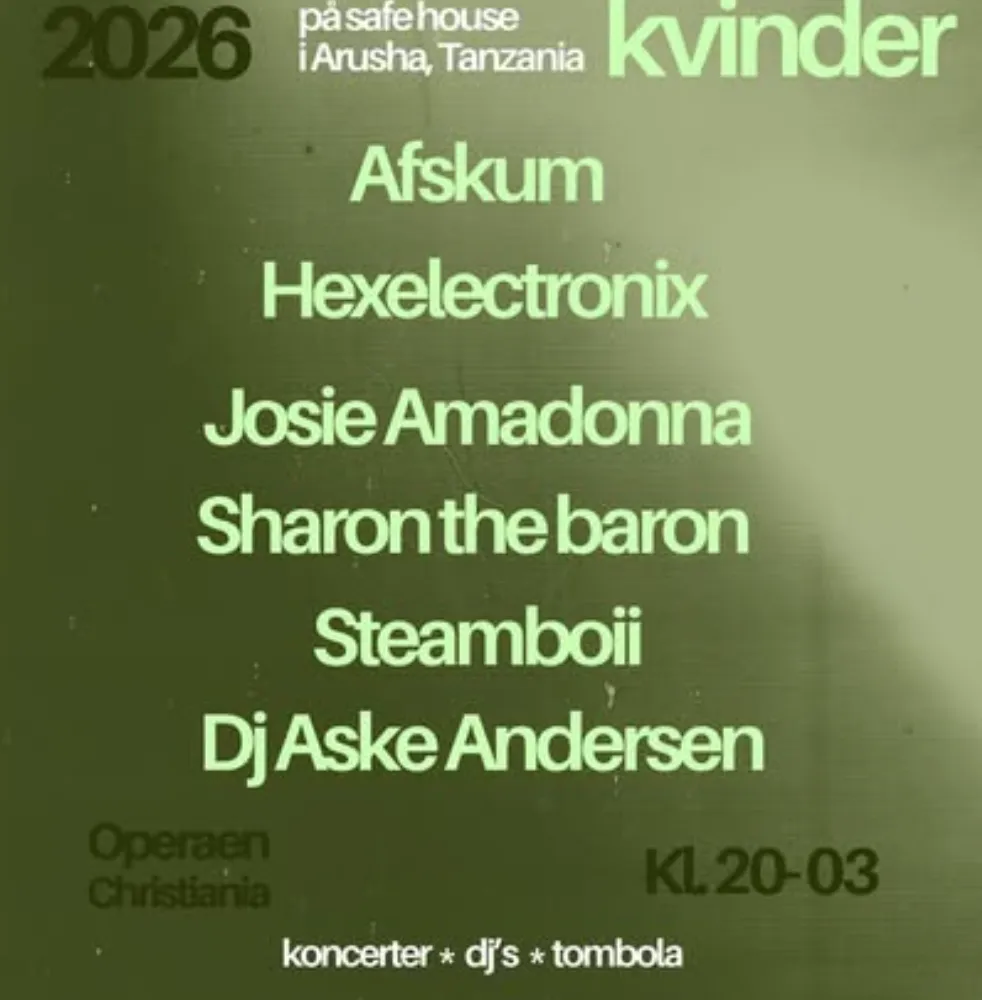 Kraner X Education Development Tanzania: Støttefest for voldsramte kvinder