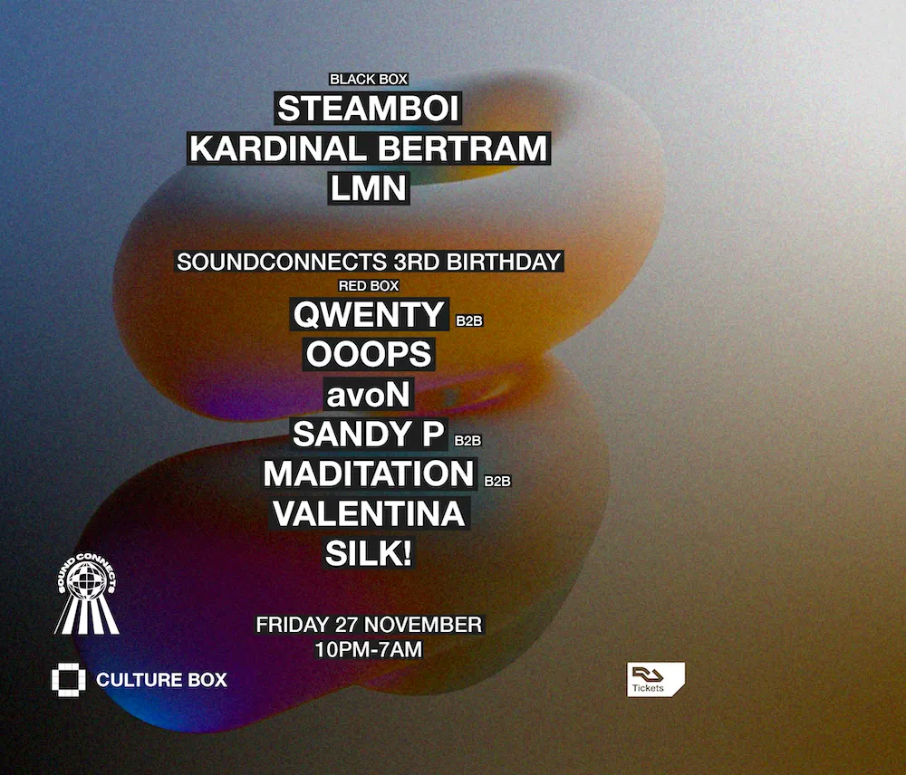 Kardinal Bertram / steamboi / LMN + SoundConnects 3rd Birthday