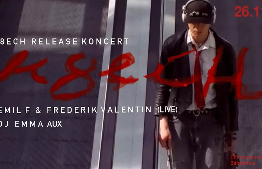 K8ech releasekoncert for ‘8’ + Emil F & Frederik Valentin (live) + Emma Aux (DJ)