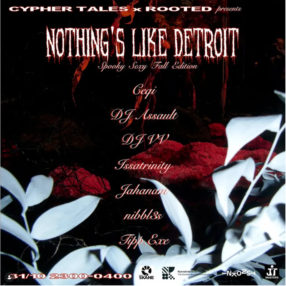 Cypher Tales x ROOTED presents: Nothing’s Like Detroit - Spooky Sexy Fall Edition
