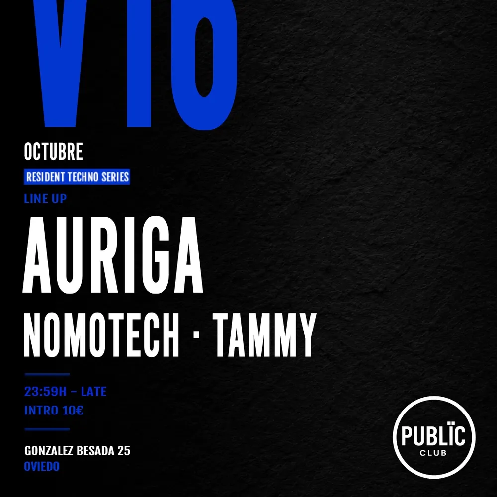 Abduction Clubbing: AURIGA, NOMOTECH & TAMMY