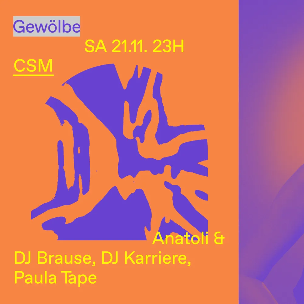 CSM with Anatoli & DJ Brause, DJ Karriere, Paula Tape