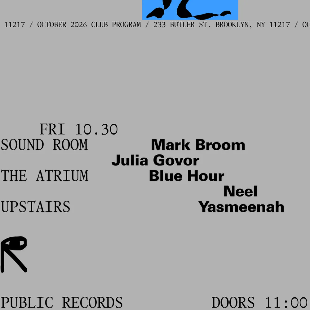 Mark Broom, Julia Govor / Blue Hour, Neel / Yasmeenah
