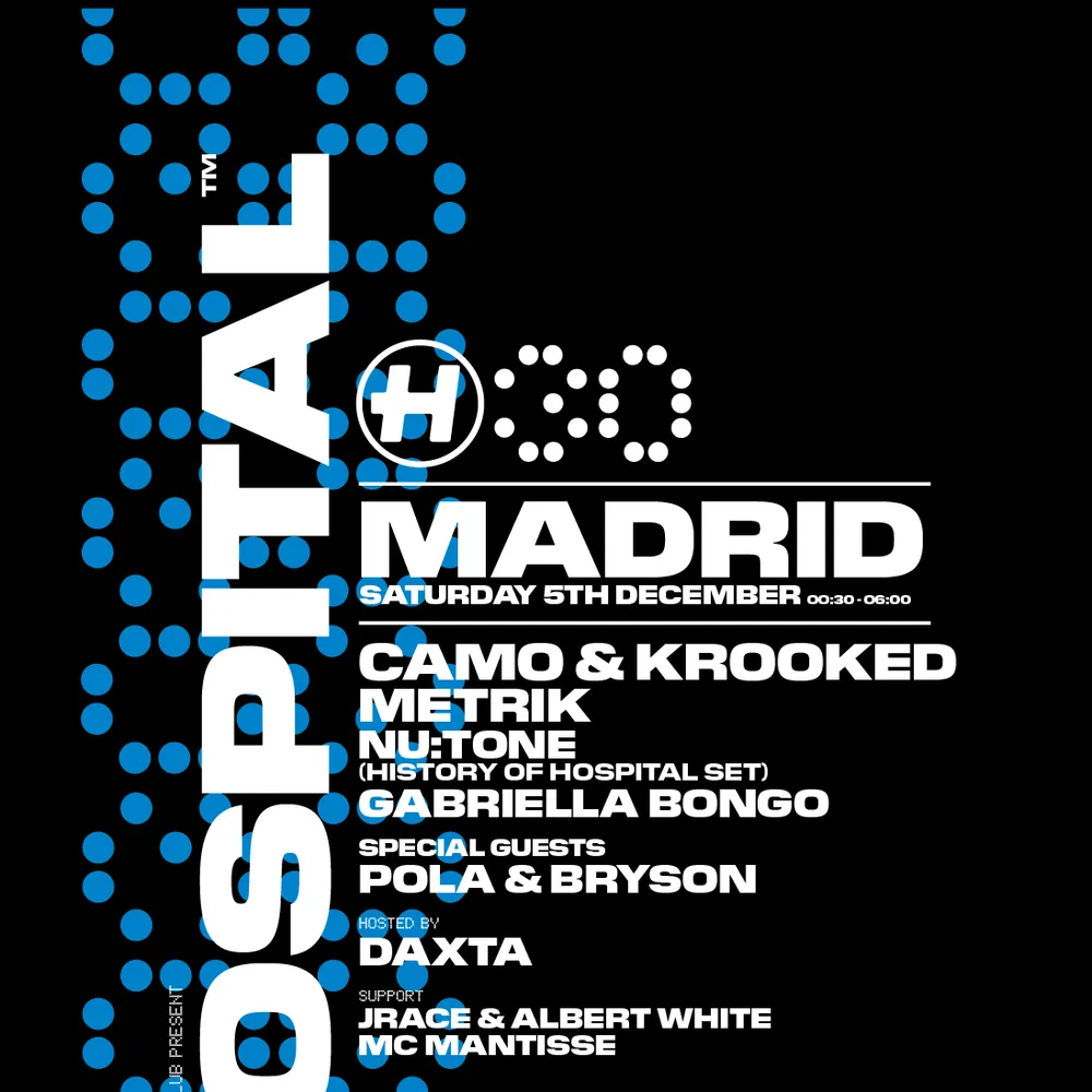 HOSPITAL 30 Aniversario by TWIST DNB CLUB +IBOGA+HOSPITALITY