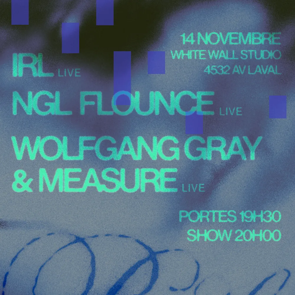 Bed with IRL, NGL Flounce, Wolfgang Gray & Measure