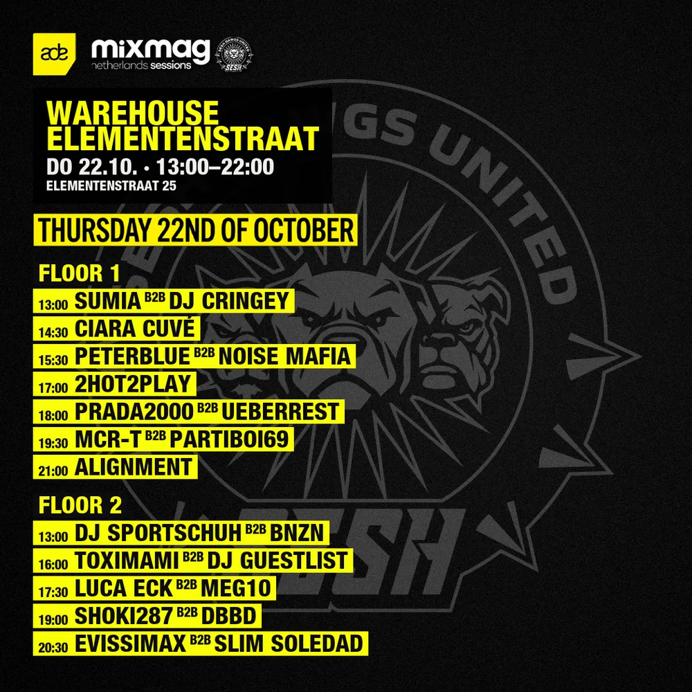 SESH x Mixmag Netherlands - ADE Edition