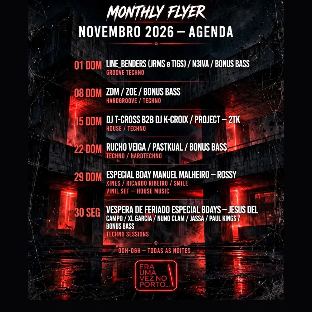 DOMINGO 08 NOV - ZDM / ZOE / BONUS BASS
