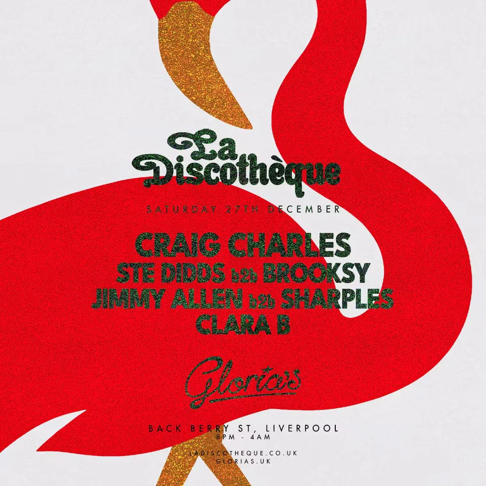 Craig Charles - La Discotheque x Gloria's