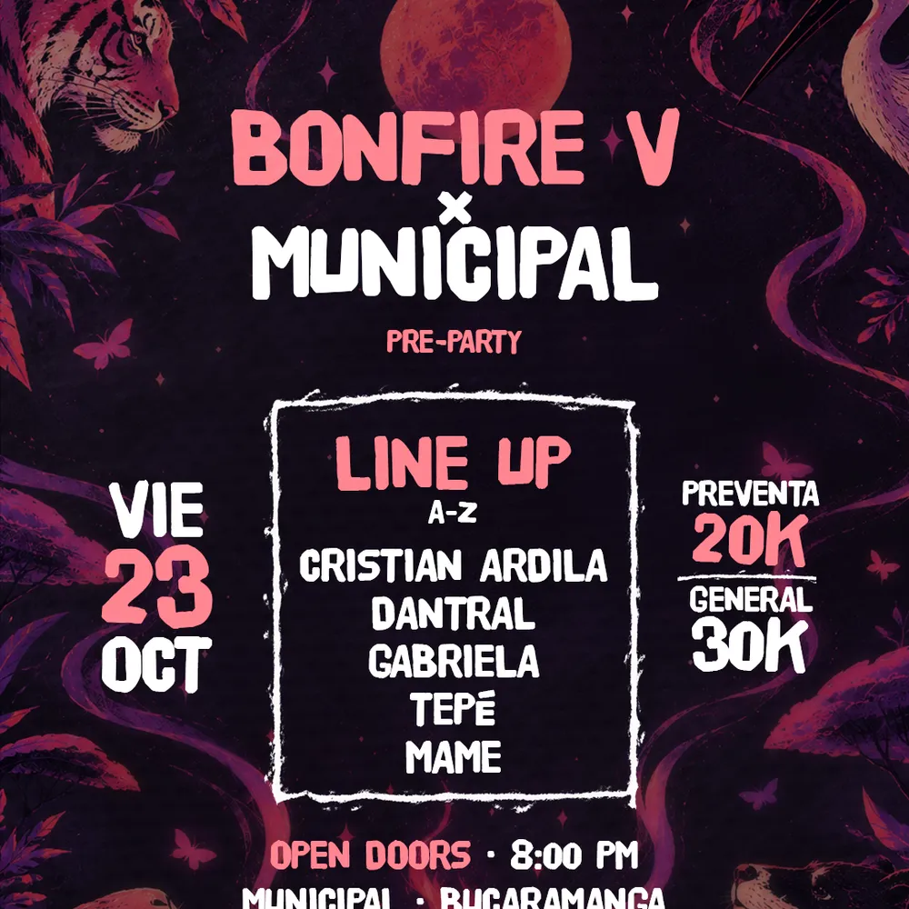 Bonfire FESTIVAL 5 x MUNICIPAL : Activación oficial del festival