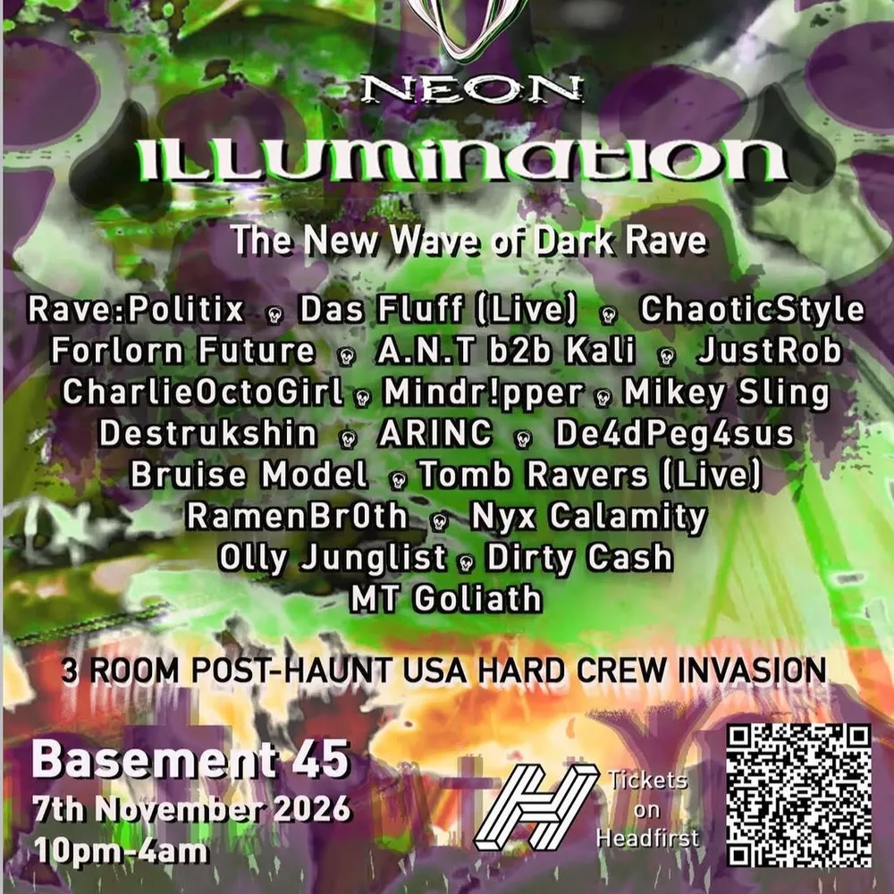 Dark Neon Illumination