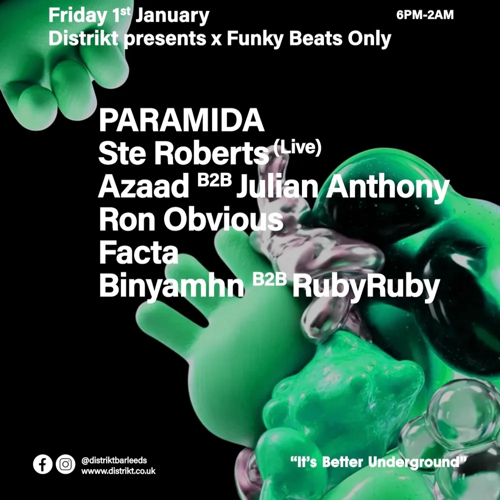 Distrikt presents x Funky Beats Only: New Years Day