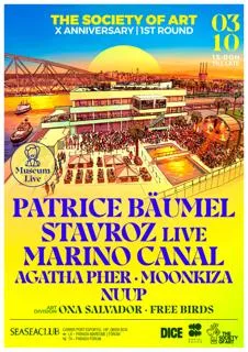 [CANCELLED] TSOA: X Years w. Patrice Bäumel, Stavroz Live & Marino Canal (Open Air)