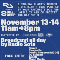 RA25 x Dig Deep: Free Pop-Up Charity Record Store with a-side